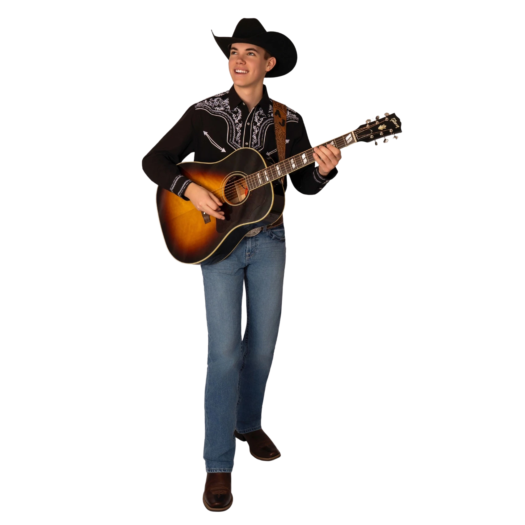 AJ Robinson performing
